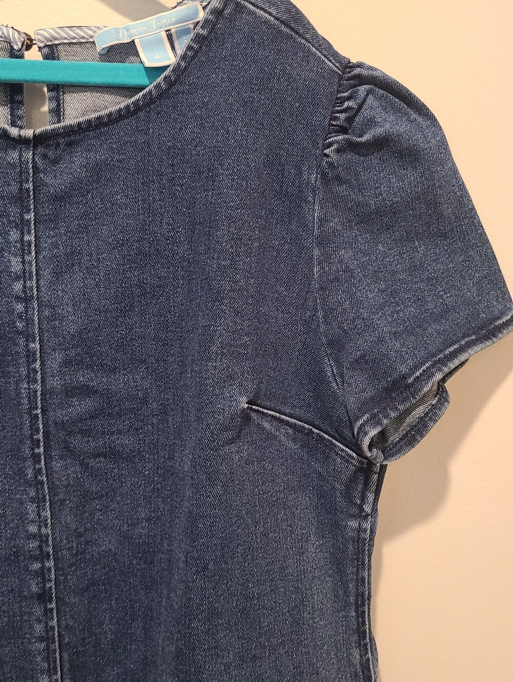Denim Dress Size 4 Draper James - Picture 2 of 5
